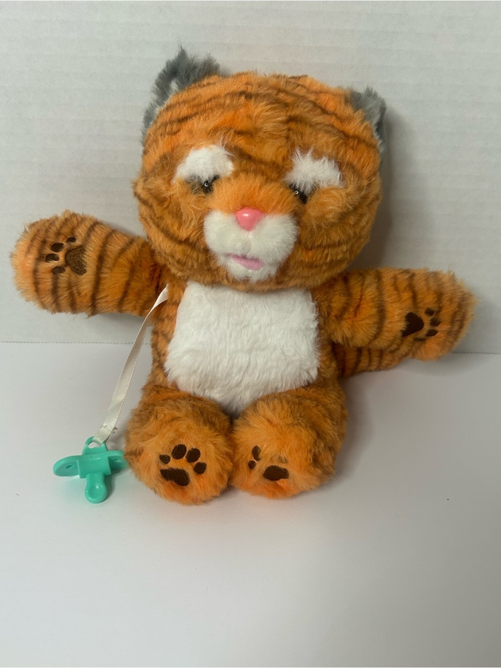 Little Live Pets Cozy Dozys Jungle Series Java the Tiger With Pacifier Works 11" - Picture 2 of 7